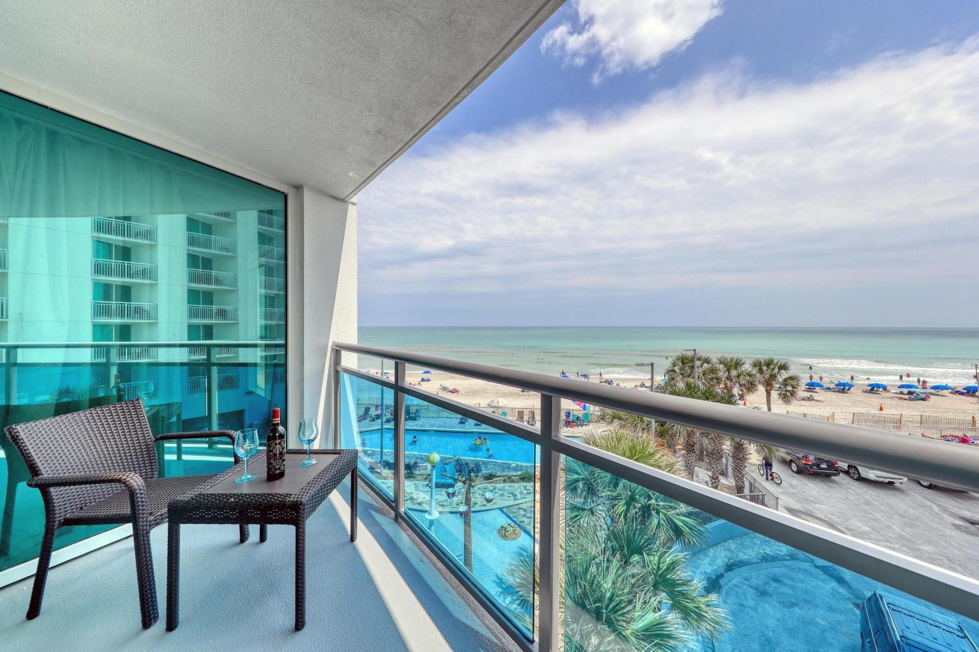 Vila 107 S Ocean Blvd, 0308 - Ocean Front Sleeps 6 Myrtle Beach Exteriér fotografie